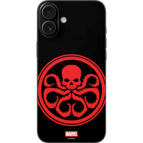 Marvel Captain America Hydra Symbol iPhone 16 Plus Skin